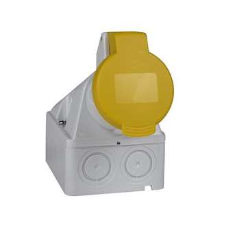 PratiKa - socle de prise industrielle - 16 A - 3P+T - 100-130 V CA - IP44|Schneider Electric-SCH83102