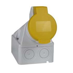 PratiKa - socle de prise industrielle - 16 A - 3P+T - 100-130 V CA - IP44|Schneider Electric-SCH83102