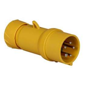 PratiKa - fiche mobile industrielle droite - 16 A - 3P+N+T - 100-130 V CA - IP44|Schneider Electric-SCHPKX16M415