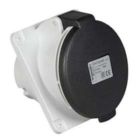 PratiKa - socle prise industrielle - 32A - IP44 - 500 - 4P - vis|Schneider Electric-SCHPKF32F444