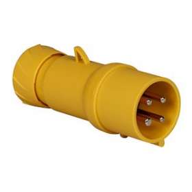 PratiKa - fiche mobile industrielle droite - 32 A - 3P+T - 100-130 V CA - IP44|Schneider Electric-SCHPKX32M414