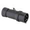 PratiKa - fiche mobile industrielle droite - 32 A - 3P+N+T - 480-500 V CA - IP44