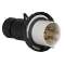 PratiKa - fiche mobile industrielle droite 32 A - 3P+N+T - 480..500 V CA- IP67