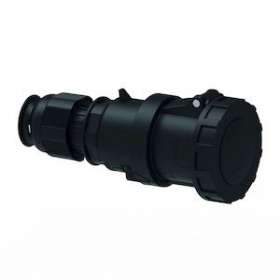 Prol noir PE 230V 2P+T 6H 63A IP67|Bals-BA1310771
