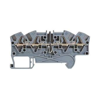 Bloc jonc Viking3 à ressort - 1jonc/4 conduc/2 entr/2 sort à diode/gris - pas 5|Legrand-LEG037254
