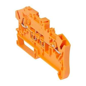 Bloc jonc Viking3 à ressort - circuit non coupé/mini-sectionneur-orange - pas 6|Legrand-LEG037286