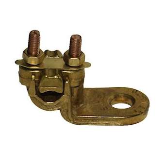 CT 10-70 B D11-Cosse en T à bride avec étrier bronze-S: 10-70mm²-Bornage: 11mm|TE Connectivity ( Ex Tyco Simel )-TYS045660