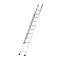 ECHELLE COULISSE A MAIN 2 PLANS POMPIER 2M34 X 4M02|Tubesca-TU102622008