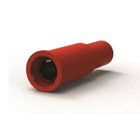 Fiche cylindrique femelle préisolée 4mm PIDG Rouge 0,25 à 1,6mm²|TE Connectivity ( Ex Tyco Simel )-TYS606950