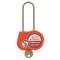 cadenas orange 70mm d4 cle a definir|Catu-CATAL-240-S-OR-00