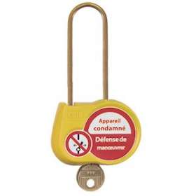 cadenas export jaune 70mm d4mm cle a def|Catu-CATAL-240-S-J-00-EX