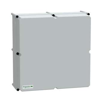 Thalassa PLS - Boite opaque polycarbonate 54x54x18 Ral 7035|Schneider Electric-SCHNSYPLSC5454G