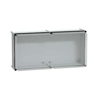 Thalassa PLS - Boite avec couvercle transparent 36x72x23 Ral 7035|Schneider Electric-SCHNSYPLS3672AG