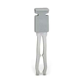 Contact de pontage vertical isolé / Gris / Courant nominal 24A|Wago contact-WAG281-421