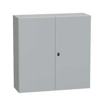Spacial S3D - H1200xL1200xP400 + châssis - 2 portes|Schneider Electric-SCHNSYS3D121240DP