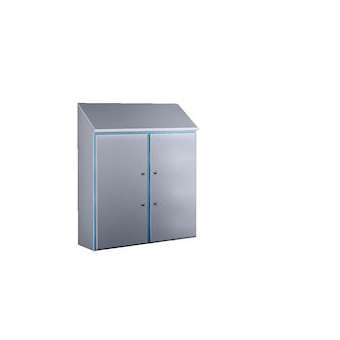 Coffret - HD -2P- HAR1280 HAV1050 L1010 P400 - plaque de montage - inox - IP66|Rittal-RIT1318.600