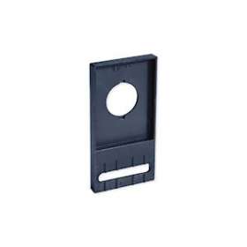 Elément de fixation sur porte avec unité de commande pour T1-D et T1-N|Iboco-IBOB02187