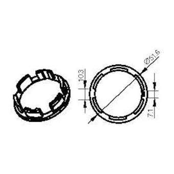 Adaptateur rond renforcé 56x4,5mm|Came france-KAM001YK5140