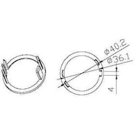 Adaptateur rond 54x3,5mm|Came france-KAM001YK4109