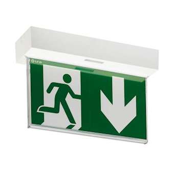 BAES Uralife V évacuation SATI Adressable - pose plafond encastrée ou saillie|Ura-URA118119V