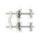 Collier polyvalent pour montage tubes maxi D 50 mm - Zinc bleu