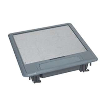 Boîte de sol hauteur 50mm pour plancher technique ou chape béton avec couvercle|Legrand-LEG088070