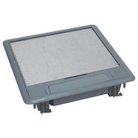 Boîte de sol hauteur 50mm pour plancher technique ou chape béton avec couvercle|Legrand-LEG088070