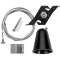 SHOPLINE kit de suspension 5 mètres noir classe I IP20