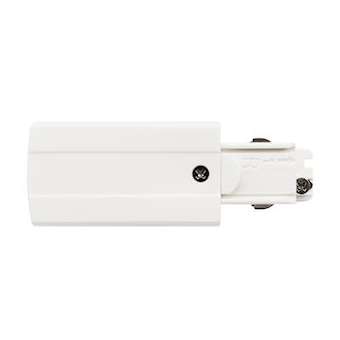 SHOPLINE embout alimentation droit rail 3 allumages blanc IP20|Sg lighting-NOL312430
