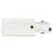 SHOPLINE embout alimentation droit rail 3 allumages blanc IP20