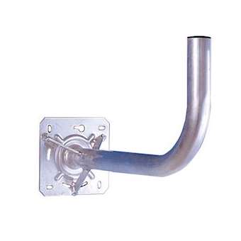 Bras de déport mural coudé D 40 mm - Déport 380 mm - Galva|Tonna-TOQ700307