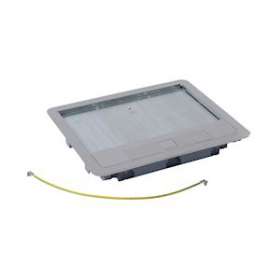 Couvercle métal revêtement inox pour boite de sol version standard 12/18 modules|Legrand-LEG088004