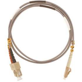 Jarretière optique duplex LC/SC OM3 50/125 µm 15 m|Gigamedia-GGMD4MCLC15M