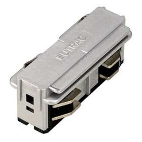EUTRAC connecteur droit, gris|SLV-DC5145564