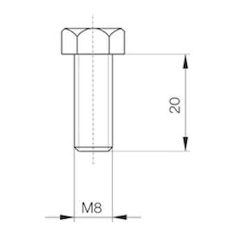 S4 - Boulons M8 (paire)|Eaton Ceag-CF150132