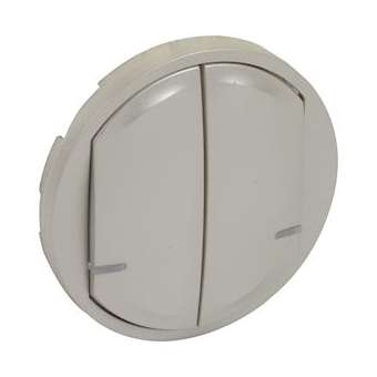 Enjoliveur Céliane with Netatmo - inter double connecté/cde sans fil - titane|Legrand-LEG064826