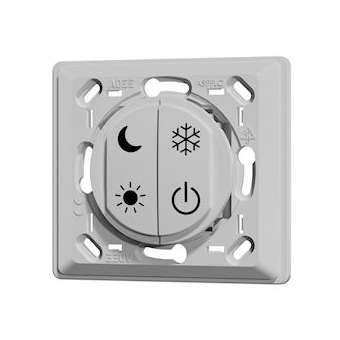 Kit support blanc compatible CELIANE 2 touches Fil Pilote|Adee electronic-ADY10040028