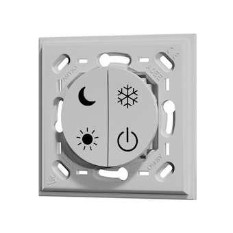 Kit support blanc compatible ODACE 2 touches Fil Pilote|Adee electronic-ADY10040027