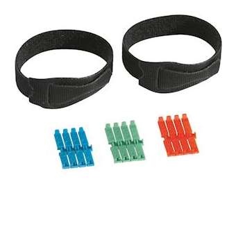 Kit repérage clips couleurs et serre-câbles pour cordons de brassage|Hager-HAGTN902