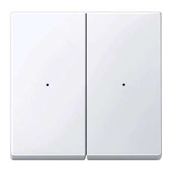 KNX M-Plan - commande double - sans marquage - antimicrobien brillant|Schneider Electric-SCHMTN619225