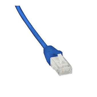 Actassi - cordon CL-MNC U/UTP 4 paires cat. 6 LSZH - 3 mètres - bleu|Schneider Electric-SCHACTPC6UULS30BU