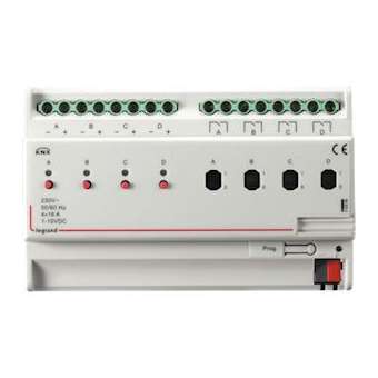 Contrôleur modulaire - variation BUS KNX - 4 sorties 1-10V + 4 sorties 16A -8mod|Legrand-LEG002688