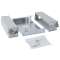 Kit 2 supports verticaux 8 mod pour mécanismes Mosaic dans 689622/689623/088056
