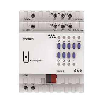 Actionneur 6c chauff HM 6 T KNX|Theben-THB4940240