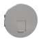 Odace Alu, enjoliveur seul prise RJ45 simple|Schneider Electric-SCHS530671
