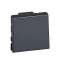Poussoir 6A 250V~ Mosaic 2 modules - anthracite|Legrand-LEG079140