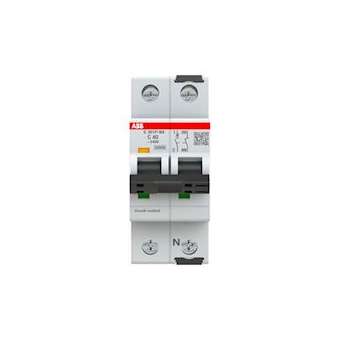 S300P-Disjoncteur 1P+NAD-40A-Courbe C-Pdc 20000A-230VAC 25kA-60VDC 25kA-1 module|ABB-ABBA907940