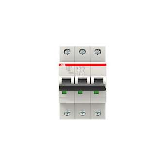Disjoncteur S203M 3P 25A Courbe D Raccordement à vis - 15KA (3Modules)|ABB-ABB354365