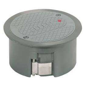 Boîte de passage de câble pour plancher technique découpe D127mm, profondeur 60|Legrand-LEG089307