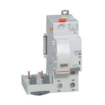 Bloc diff adapt DX³-auto-2P-230/400V~~-40A-typeF-30 mA-disj 1 mod/pôle|Legrand-LEG410440